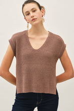 Load image into Gallery viewer, Cocoa V-Neck Sweater
