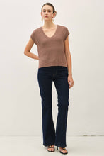 Load image into Gallery viewer, Cocoa V-Neck Sweater
