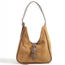 Load image into Gallery viewer, Buckle Faux Suede Bag

