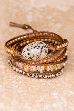 Load image into Gallery viewer, Kelly Wrap Bracelet: Labradorite
