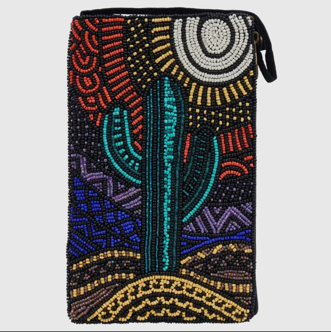 Desert Night Beaded Crossbody