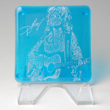 Load image into Gallery viewer, Dolly Parton Handmade Glass Coaster
