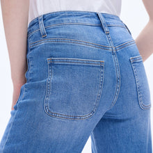 Load image into Gallery viewer, Bayeas Wide Leg Mid Rise Jeans
