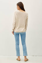 Load image into Gallery viewer, Beige Knit Sweater
