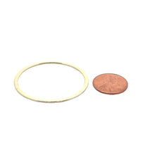 Load image into Gallery viewer, A Pack of Gold Plated Rings, that are E-Coated and Brushed Finished. You can find 4 colors with various different sizes.: Silver Plated / 38mm
