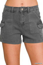 Load image into Gallery viewer, `0223 Utility Pocket Denim Shorts (Stretch) SI-29226: DEEP CAMEL-193081 / M
