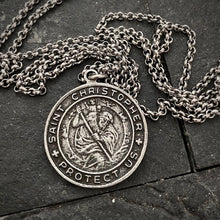 Load image into Gallery viewer, St. Christopher - Protection Necklace
