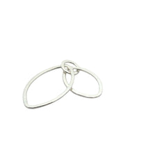 Load image into Gallery viewer, Double Oval Shaped Loops (Gold Finished/Silver Plated) | Purity Beads: Silver Plated
