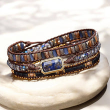 Load image into Gallery viewer, Midnight Royalty Wrap Bracelet
