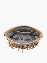 Load image into Gallery viewer, Sadie Vegan Suede Fringe Crossbody
