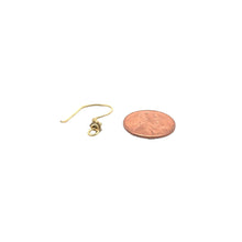 Load image into Gallery viewer, 15 Pairs of Gold Finish And Silver Plated, Gunmetal E-Coated, Fancy Ear Wires, Findings, Metal Ear Wires, Copper Ear wire Size: 24mm.: Gold Finish / 24mm
