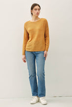 Load image into Gallery viewer, NEW COLOR-LIGHTWEIGHT DROP SHOULDER PULLOVER RIB KNIT: TAUPE / S
