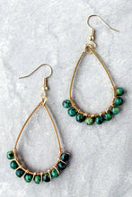 Load image into Gallery viewer, Missy Earrings: African Turquoise
