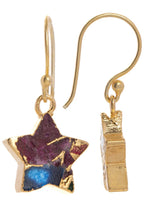 Load image into Gallery viewer, 18KGP Mojave Star Mini Earrings
