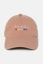 Load image into Gallery viewer, Love Is Love Baseball Cap: Navy
