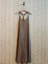 Load image into Gallery viewer, REF 16857 LONG STRAP DRESS 100% LINEN: KAKY
