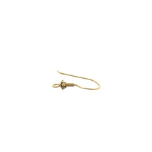 Load image into Gallery viewer, 15 Pairs of Gold Finish And Silver Plated, Gunmetal E-Coated, Fancy Ear Wires, Findings, Metal Ear Wires, Copper Ear wire Size: 24mm.: Gold Finish / 24mm
