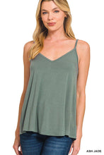 Load image into Gallery viewer, 0826 Two Way V-Neck &amp; Scoop Neck Reversible Spaghetti Cami SI-264 Zenana: RUBY-191923 / M

