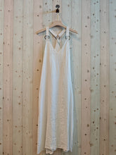 Load image into Gallery viewer, REF 16857 LONG STRAP DRESS 100% LINEN: KAKY
