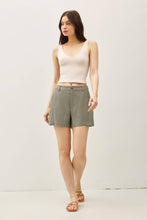 Load image into Gallery viewer, Khaki Linen Shorts
