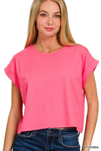 Load image into Gallery viewer, `Cotton Short Sleeve Tee: DUSTYTEAL-163871 / S
