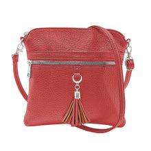 Load image into Gallery viewer, Holly Tassel Front Crossbody 3 New Colors Added: Camel
