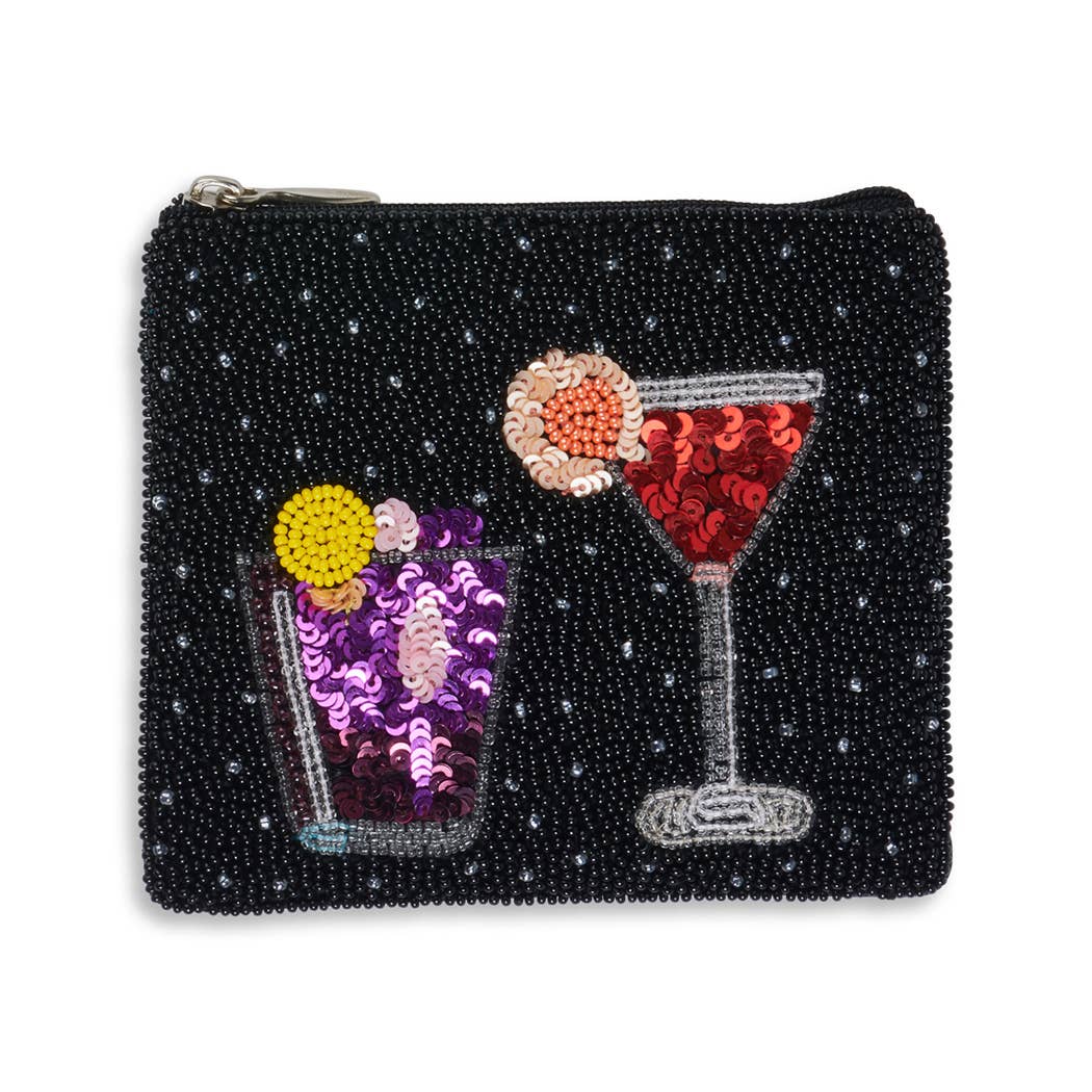 Beaded Cocktail Pouch