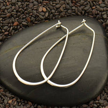 Load image into Gallery viewer, Sterling Silver Hoop Earrings
