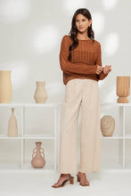 Load image into Gallery viewer, Copper Crochet Sweater

