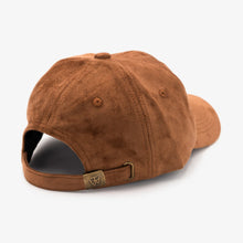 Load image into Gallery viewer, Vegan Suede Hat - Brown
