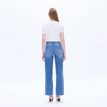 Load image into Gallery viewer, Bayeas Wide Leg Mid Rise Jeans
