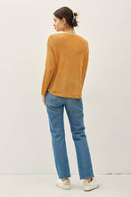 Load image into Gallery viewer, NEW COLOR-LIGHTWEIGHT DROP SHOULDER PULLOVER RIB KNIT: TAUPE / S
