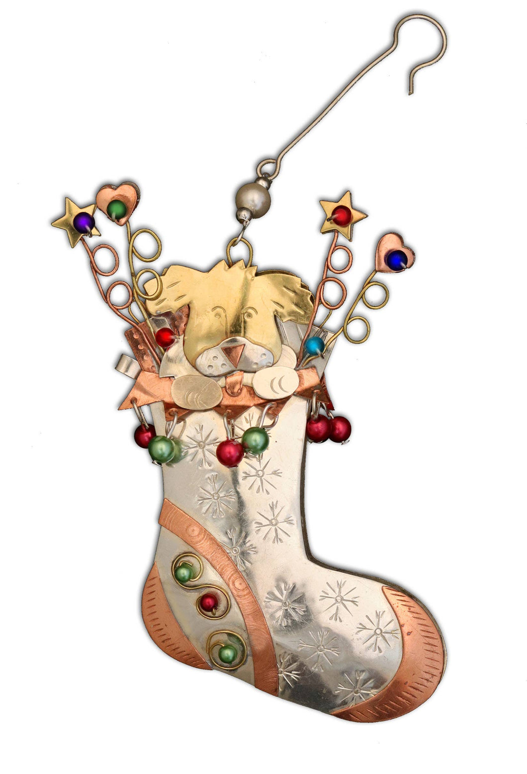 Puppy Stocking Surprise Ornament