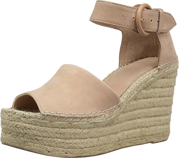 Marc Fisher Blush Suede Platforms