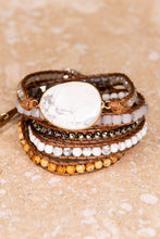 Load image into Gallery viewer, Kelly Wrap Bracelet: Jasper/Brown
