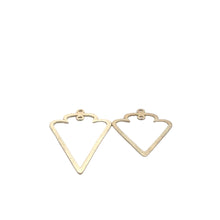 Load image into Gallery viewer, Arrowhead Charm (Gold Finished/Silver Plated) | Purity Beads: Silver Plated / 41mmX30mm
