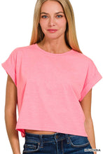 Load image into Gallery viewer, `Cotton Short Sleeve Tee: DUSTYTEAL-163871 / M
