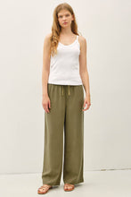 Load image into Gallery viewer, 29" INSEAM TENCEL WIDE LEG PANTS: EARTH GREY / S
