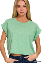 Load image into Gallery viewer, `Cotton Short Sleeve Tee: DUSTYTEAL-163871 / L
