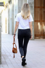 Load image into Gallery viewer, `100% Cotton Crew Neck Short Sleeve Tee Zenana: H ASH JADE-174830 / L
