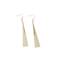 Load image into Gallery viewer, Brass Drop Earrings
