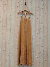 Load image into Gallery viewer, REF 16857 LONG STRAP DRESS 100% LINEN: KAKY
