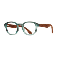 Load image into Gallery viewer, BP20821 Sunset - Matte Light Blue / Walnut Wood +Blue Light: 2.50
