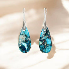 Load image into Gallery viewer, Ocean Energy Protection Teardrop Earrings
