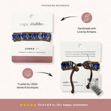 Load image into Gallery viewer, Twisted Ocean Jasper Wrap Bracelet
