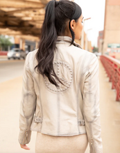 Load image into Gallery viewer, Mauritius Maysie Leather Peace Jacket
