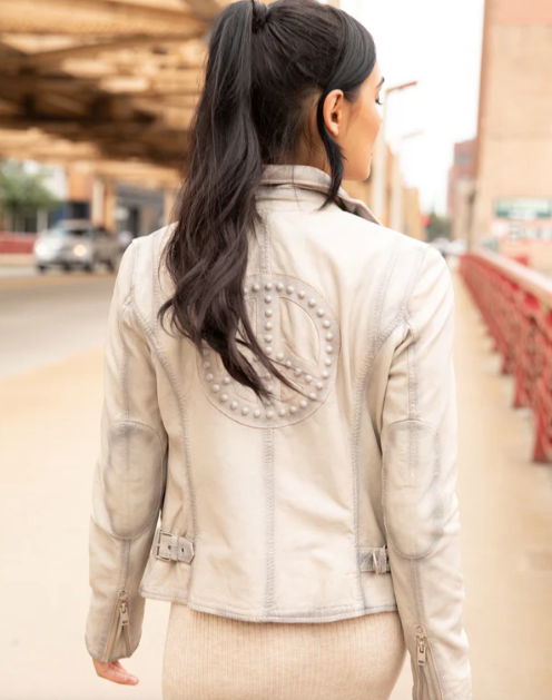 Mauritius Maysie Leather Peace Jacket