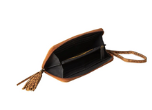 Load image into Gallery viewer, Tribe Of The Sun Leather Rug Wristlet Wallet
