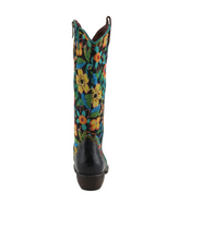 Load image into Gallery viewer, L&#39;Artiste Rodeo Leather &amp; Tapestry Boots
