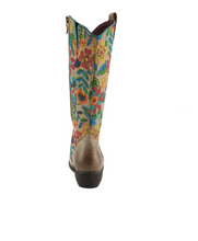 Load image into Gallery viewer, L&#39;Artiste Rodeo Leather &amp; Tapestry Boots
